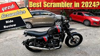 2024 Yezdi Scrambler Ride review  Best scrambler [upl. by Eylloh]