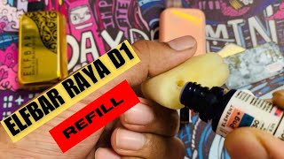 How to refill elfbar raya d1 in bangla।।Elfbar raya d1 refill।। [upl. by Anayra341]