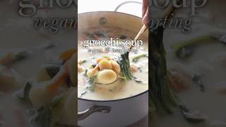 Cozy Vegan Chick’n Gnocchi Soup Olive Garden Copycat [upl. by Idel919]