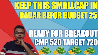 Small cap stock to watch before Budget 2025  best shares to buy now  daily swing trading strategy [upl. by Darraj]