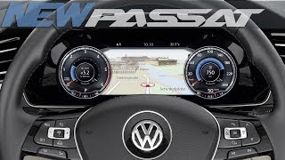 2015 NEW VW Passat  Animation Active Info Display [upl. by Landan]