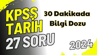 57 Abartmıyorum En Güzel Denemelerden Biri Olabilir  KPSS Tarih Deneme Sınavı  KPSS 2024 [upl. by Wallache]