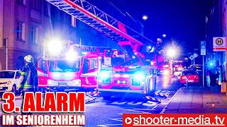 🆘 🔥 3 ALARM BRAND im SENIORENHEIM 🔥 🆘  Mehrere Bewohner aus Rauch gerettet [upl. by Izy]