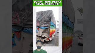 SOPIR TRUK DEBAT SAMA BEACUKAI tni polisi feed shorts [upl. by Pearlstein471]