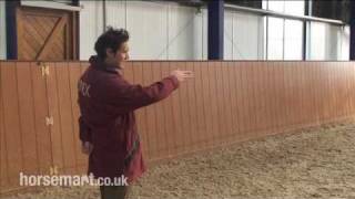 How to walk a dog leg combination in show jumping [upl. by Paz]