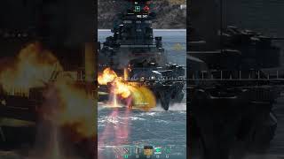 battleship YAMATO vs BUNGO worldofwarships [upl. by Enaht]