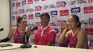 CREAMLINE PRESSCON  creamline creamlinecoolsmashers jemagalanza [upl. by Drahser]