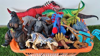 Unboxing Review Jurassic World  Allosaurus Mystery Box TRex Indominus Rex Dilophosaurus  ASMR [upl. by Mirabelle]