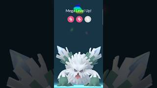 Mega evolving Abomasnow pokemongo [upl. by Ehrman726]