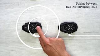 2 Interphone Link how to pair two intercom [upl. by Sandon]