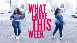 Plus Size What I Wore This Week  Outfit Of The Week  Edee Beau [upl. by Tterb983]