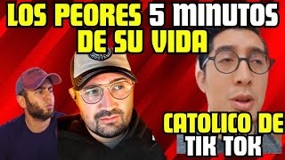 CATÓLICO CANCHERITO de TIK TOK entra a VIVO y pasa la V3RGUENZA de su VIDA [upl. by Ostap]