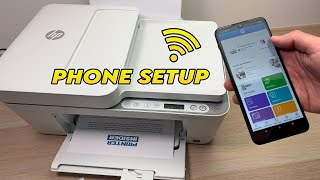 HP Deskjet 4155e Printer Setup to a Phone  Android amp iPhone [upl. by Oinotnaesoj441]