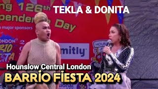 BARRIO FIESTA 2024  W SUPER TEKLA amp DONITA  Part 1 [upl. by Torrlow393]