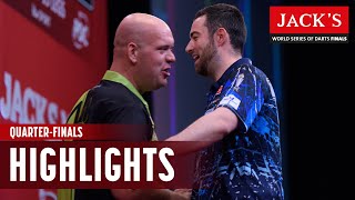 DRAMATIC DECIDERS  QuarterFinals Highlights  2024 Jacks World Series of Darts Finals [upl. by Curtice]