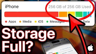 How To Free Up TONS Of iPhone Storage 2023 [upl. by Ayalahs40]