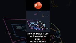 Make Animation using GIF files in Microsoft PowerPoint [upl. by Llerut775]