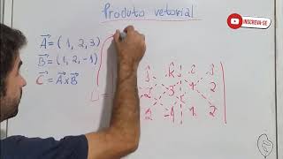 Como calcular produto vetorial entre dois VETORES Calcule o produto vetorial  Solução fácil [upl. by Emarie671]