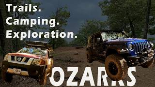 Overlanding the Ozarks overlanding camping arkansas jeep [upl. by Rubinstein]