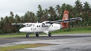 Fiji Airways DHC6 Twin Otter Taveuni Island to Nadi Fiji [upl. by Georgeta]