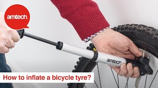 How to inflate a bicycle tyre [upl. by Aikel]