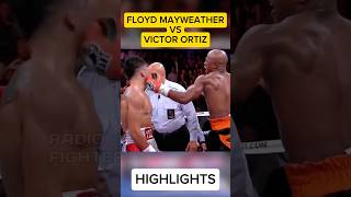 Floyd Mayweather vs Victor Ortiz Best Fight Highlights shortvideoboxingshorts [upl. by Fannie]