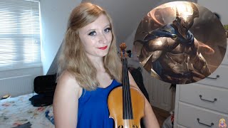 Pantheon the Unbreakable Spear  Champion Theme  League of Legends  Violin [upl. by Eeleak]