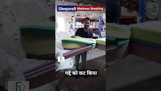 Sleepwell Mattress Breaking Foam Review shorts SleepwellMattress sleepwell mattress breaking [upl. by Aggi640]