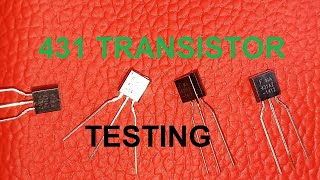 431 transistor testing  How to testing it with multimeter [upl. by Rosie]