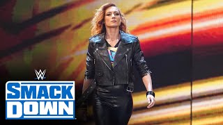 Becky Lynch returns as the fifth member of Belair’s WarGames team SmackDown Nov 25 2022 [upl. by Bridget601]