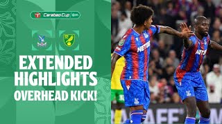 🤸 OVERHEAD KICK  Crystal Palace v Norwich City extended highlights [upl. by Say]