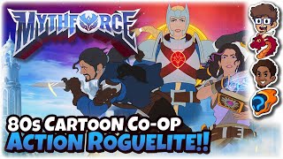 80s Cartoon Inspired CoOp Action Roguelite  Lets Try MythForce  ft The Wholesomeverse [upl. by Angie]