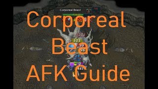 Runescape 3 Corporeal Beast AFK Guide with Revo Bar 3640 kills per hour [upl. by Atrebor]