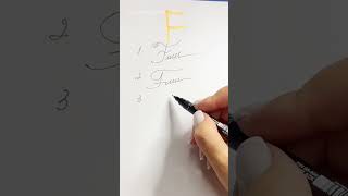 Signature ideas for letter F shorts fyp signature signatureideas logodesign calligraphy [upl. by Joub]