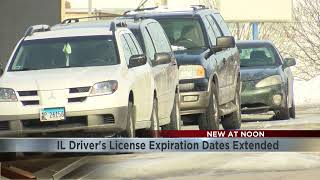 Illinois extends drivers license ID card expiration dates through March 2022 [upl. by Teraj]