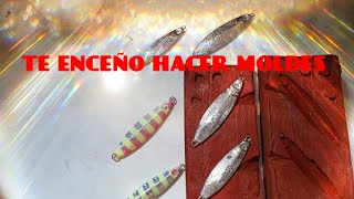 PROCESO DE COMO HACER MOLDES JIGmicro jigcabezas plomadas rockfishingetc [upl. by Aekal126]