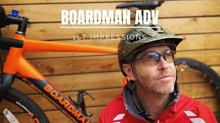 New Gravel Bike Boardman ADV  First Ride First Impressions [upl. by Abbottson]