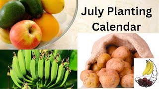 July Gardening calendar [upl. by Polky]