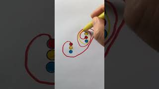 Connect colors without cross the lines  youtubeshorts shortsvideo drawing easydrawing shorts [upl. by Tirrell]