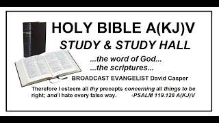 HOLY BIBLE AKJV STUDY amp STUDY HALL—GENESIS 7 [upl. by Odnumyar]