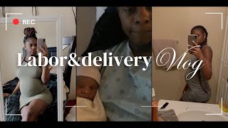 Laborampdelivery Vlogfirst childemergency csection [upl. by Armmat]