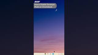 Chromebook  How to Disable the Developer Channel [upl. by Sinnoda670]