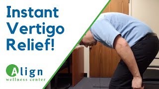 Easy Exercise To Combat Vertigo — Dizziness Relief [upl. by Levey]