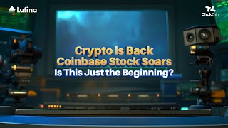 CoinBase Stock COIN Soar 40 past 315 Crypto is back and alive [upl. by Liakim285]