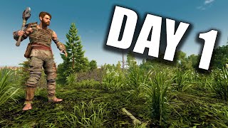 Surviving The First Week  7 Days To Die 10 Console Tutorial Gameplay Day 1 [upl. by Felic]