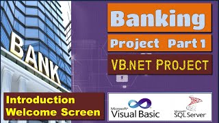 Banking vbnet project P1 with source code explanation download  how to make visual basic project [upl. by Gertrudis191]