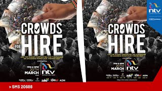 CrowdsForHire How Kenyan politicians source crowds for events [upl. by Inge]