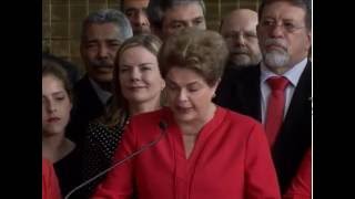 Dilma Rousseff faz pronunciamento após votação final do impeachment [upl. by Jordana]