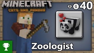 Zoologist  Minecraft  Update 18 Cats amp Pandas  AchievementTrophy Guide [upl. by Edveh]