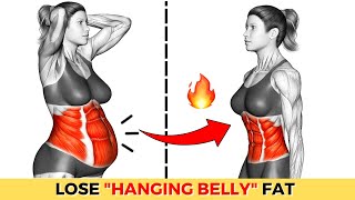 Do This STANDING 30Min to Lose That STUBBORN BELLY FAT in 5 weeks  Exercise for Hanging Belly Fat [upl. by Laerdna322]